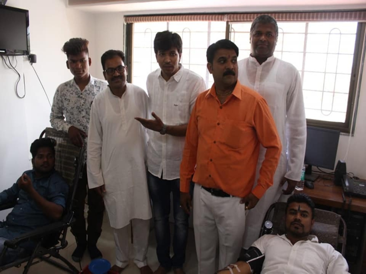 Swapnil Ingale blood donation activity